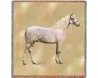 Welsh Pony Lap Square Throw Blanket (Woven) Horse