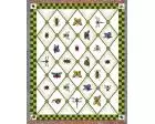 Garden Guests Throw Blanket (Woven/Tapestry) Bee, Butterfly