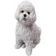 Bichon Frise Figurine Sculpture (Puppy Cut) SANDICAST