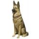 German Shepherd Figurine Sculpture Life Size by Sandicast