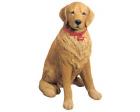 Golden Retriever Figurine Sculpture Life Size by Sandicast