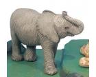 Elephant African Calf Figurine Small Size by Sandicast Elephant African Calf Figurine Small Size by Sandicast