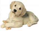 Labrador Retriever Yellow Puppy Figurine Life Size by Sandicast