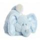 Plush 13" Noah Blue Elephant Li'l Tushies by Aurora World for a Baby Boy