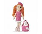 Plush 14" Pinky Promise Polka Dot Dress Doll Aurora World