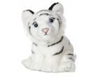 White Tiger Cub Plush Stuffed Animal 10 Inches Miyoni by Aurora
