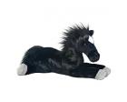 Horse Black Plush Stuffed (Blackjack) 12 Inches Aurora Flopsie