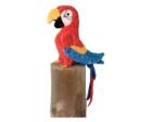 Scarlet Macaw Parrot (Gabby) Plush Stuffed 8" Rainforest Bird by Douglas
