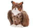 Great Horned Owl Plush Bird 10 Inches (Einstein) by Douglas