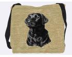 Labrador Retriever Tote Bag (Woven) Black Lab