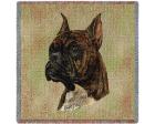 Boxer Lap Square Throw Blanket (Woven)