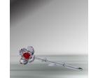 Crystal Rose (Red Long-Stem Rose)