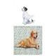Jack Russell Glass Cutting Board (Tri)