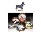 Australian Cattle Dog Bisque Coasters