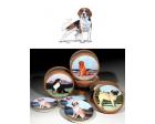 Beagle Bisque Coasters