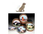 Chesapeake Bay Retriever Bisque Coasters