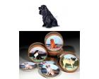 Cocker Spaniel Bisque Coasters (Black)