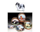 Japanese Chin Bisque Coasters