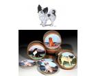 Papillon Bisque Coasters