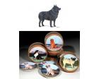 Schipperke Bisque Coasters