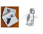 American Staffordshire Terrier - Coasters