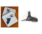 Doberman Pinscher Coasters