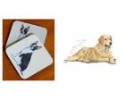 Golden Retriever Coasters (Lying Down)