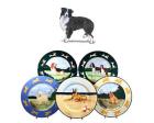 Border Collie Earthenware Charger