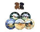 Dachshund Earthenware Charger (Smooth, Pair) Dachshund Earthenware Charger (Smooth, Pair)