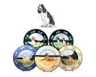 Springer Spaniel Earthenware Charger (Black and White)