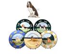 Springer Spaniel Earthenware Charger (Liver and White)