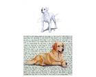 American Bulldog Glass Cutting Board