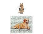 Australian Terrier Glass Cutting Board