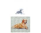 Bedlington Terrier Glass Cutting Board