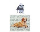 Dandi Dinmont Terrier Glass Cutting Board