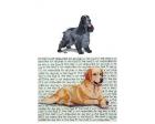 English Cocker Spaniel Glass Cutting Board