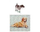 German Shorthair Pointer Glass Cutting Board