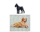 Giant Schnauzer Glass Cutting Board