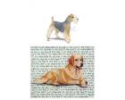 Lakeland Terrier Glass Cutting Board