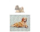 Lhasa Apso Glass Cutting Board