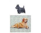 Scottish Terrier Glass Cutting Board (Scottie)