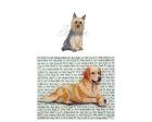 Silky Terrier Glass Cutting Board