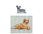 Skye Terrier Glass Cutting Board