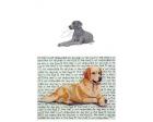 Weimaraner Glass Cutting Board