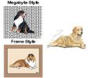 Golden Retriever Mouse Pad (Lying Down)
