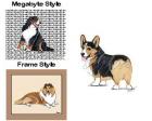 Welsh Corgi Mouse Pad (Pembroke, Tri)