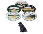 Cocker Spaniel Oval Platter (Black)