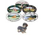 Dachshund Oval Platter (Wirehair)