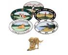 Golden Retriever Oval Platter (Puppy)