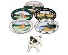 Jack Russell Oval Platter (Tri)
